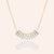 "Baguette Illusions" 1.7CTW Baguette Curved Bar Necklace