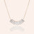 "Baguette Illusions" 1.7CTW Baguette Curved Bar Necklace