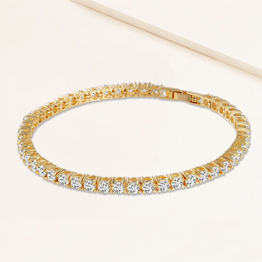 Lab Grown Diamonds 5ctw Lab Grown Tennis Bracelet 14KW LAB-10008 - London  Gold