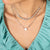 "Honeymoon" 6.6CTW Heart Cut Bezel-set Tennis Necklace