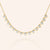 "Honeymoon" 6.6CTW Heart Cut Bezel-set Tennis Necklace