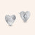 🎁 "Charmine" 0.4CTW Sterling Silver Heart Stud Earrings (100% off)