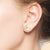 "Vicky" 0.5CTW Pearl & Round Cut Stud Earrings