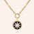 "Gold Honor" Medallion Link Chain Necklace