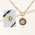 "Gold Honor" Medallion Link Chain Necklace