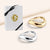 "Dual Harmony" Set of Two tone High Polished Stackable Rings