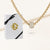 "The Rondelle" Pave Gold Charm Necklace