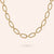 "Jackie" Twisted Link Chain Necklace