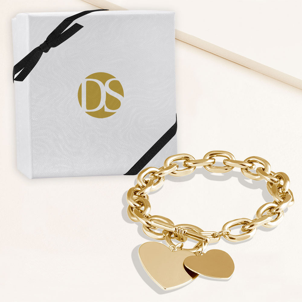 4 Heart Rose Gold Locket Bracelet – Sublime Inspirations