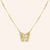 "In the Claud's" Pave Butterfly Pendant Necklace